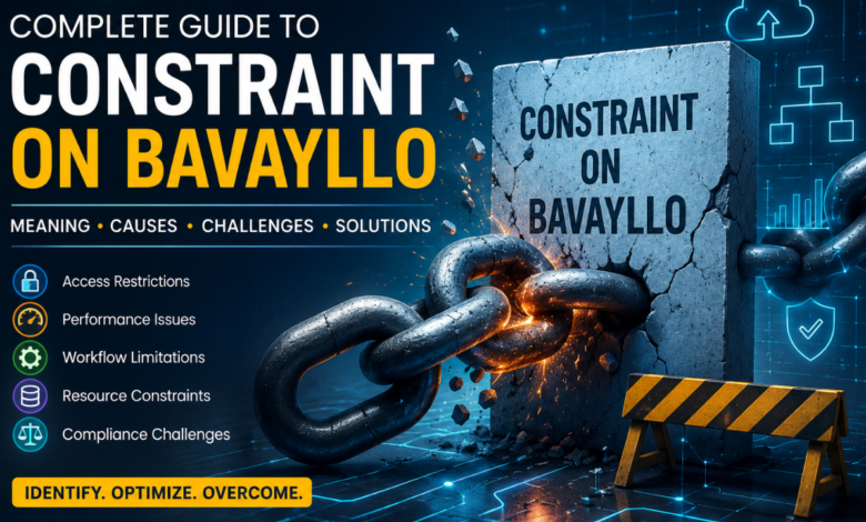 Constraint on Bavayllo