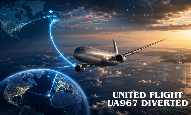 united flight ua967 diverted
